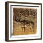 Pakistan, Mohenjo-Daro, Steatite Seal Depicting an Indian Rhinoceros-null-Framed Giclee Print