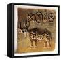 Pakistan, Mohenjo-Daro, Steatite Seal Depicting an Indian Rhinoceros-null-Framed Stretched Canvas