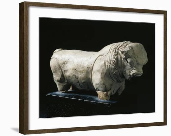 Pakistan, Mohenjo-Daro, Terracotta Bull Figurine-null-Framed Giclee Print