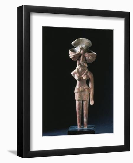 Pakistan, Mohenjo-Daro, Terracotta Figurine-null-Framed Giclee Print