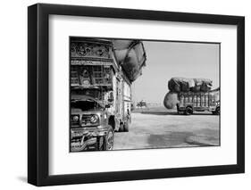 Pakistan, Truck on the Baluchistan Road-Bruno Morandi-Framed Photographic Print