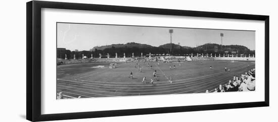 Pakistan Vs. Australia During Field Hockey at Olympics-null-Framed Photographic Print