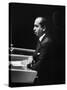 Pakistani Delegate Zulfikar Ali Khan Bhutto Speaking at the Un General Assembly-null-Stretched Canvas