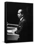 Pakistani Delegate Zulfikar Ali Khan Bhutto Speaking at the Un General Assembly-null-Framed Stretched Canvas