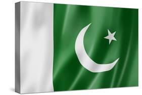 Pakistani Flag-daboost-Stretched Canvas