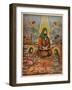 Pakistani Folk Print-null-Framed Giclee Print