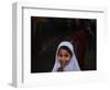 Pakistani Girl Waits for Her Mother to Get Rice During a Donated Food Distribution at the Beri Iman-null-Framed Photographic Print