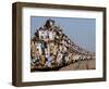 Pakistani Sunni Muslims Return Back to their Homes after Attending an Annual Religious Congregation-null-Framed Photographic Print