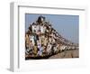 Pakistani Sunni Muslims Return Back to their Homes after Attending an Annual Religious Congregation-null-Framed Photographic Print