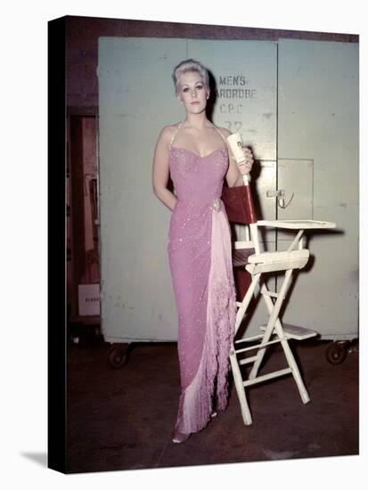 PAL JOEY, 1957 directed by GEORGE SIDNEY On the set, Kim Novak (photo)-null-Stretched Canvas