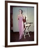 PAL JOEY, 1957 directed by GEORGE SIDNEY On the set, Kim Novak (photo)-null-Framed Photo