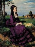 Lady in Violet, 1874-Pal Szinyei Merse-Framed Giclee Print