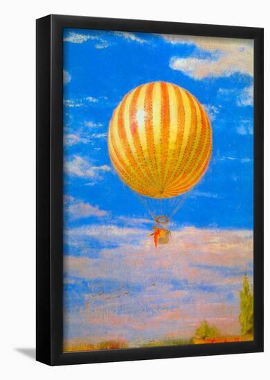 Pal Szinyei Merse The Balloon Art Print Poster-null-Framed Poster