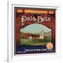 Pala Bells Brand - Bryn Mawr, California - Citrus Crate Label-Lantern Press-Framed Art Print