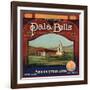 Pala Bells Brand - Bryn Mawr, California - Citrus Crate Label-Lantern Press-Framed Art Print