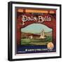 Pala Bells Brand - Bryn Mawr, California - Citrus Crate Label-Lantern Press-Framed Art Print