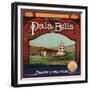 Pala Bells Brand - Bryn Mawr, California - Citrus Crate Label-Lantern Press-Framed Premium Giclee Print