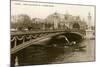 Palace and Alexander Bridge, Paris, France-null-Mounted Art Print