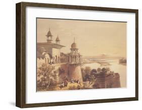 Palace and Fort at Agra-David Roberts-Framed Art Print