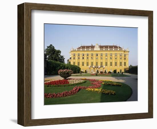 Palace and Gardens of Schonbrunn, Unesco World Heritage Site, Vienna, Austria-Philip Craven-Framed Photographic Print