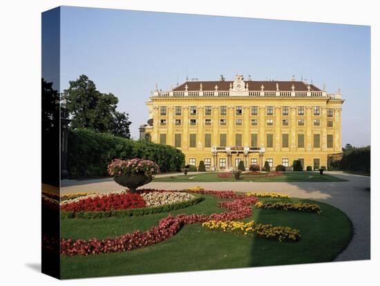 Palace and Gardens of Schonbrunn, Unesco World Heritage Site, Vienna, Austria-Philip Craven-Stretched Canvas
