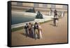 Palace and Gardens of Versailles-John Vanderlyn-Framed Stretched Canvas