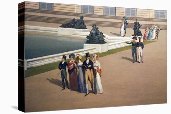 Palace and Gardens of Versailles-John Vanderlyn-Stretched Canvas