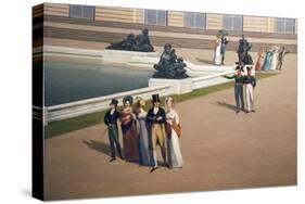 Palace and Gardens of Versailles-John Vanderlyn-Stretched Canvas