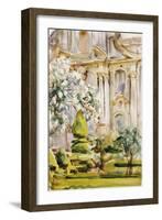 Palace and Gardens, Spain, 1912-John Singer Sargent-Framed Giclee Print