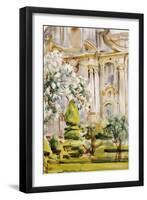 Palace and Gardens, Spain, 1912-John Singer Sargent-Framed Giclee Print