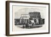 Palace at Alexandria to Be Used as the Office for the Transit of British Troops Egypt 1867-null-Framed Giclee Print