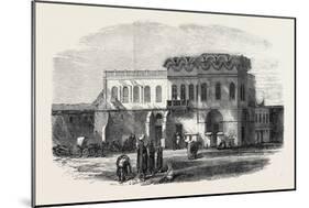 Palace at Alexandria to Be Used as the Office for the Transit of British Troops Egypt 1867-null-Mounted Giclee Print