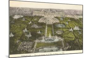 Palace at Versailles, France-null-Mounted Art Print