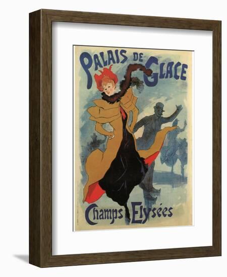 Palace De Glace-Jules Chéret-Framed Art Print