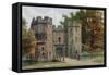 Palace Drawbridge, Wells-Alfred Robert Quinton-Framed Stretched Canvas
