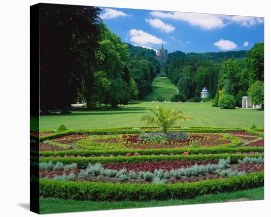 Palace Garden Kassel Germany-null-Stretched Canvas