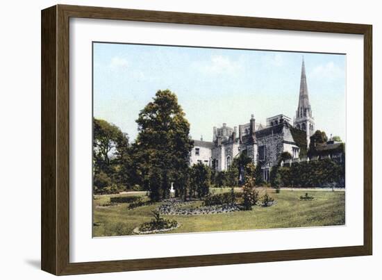Palace Gardens, Chichester, C1900s-C1920S-null-Framed Giclee Print