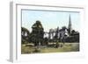 Palace Gardens, Chichester, C1900s-C1920S-null-Framed Giclee Print