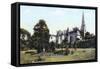 Palace Gardens, Chichester, C1900s-C1920S-null-Framed Stretched Canvas