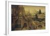 Palace Gardens with Poor Lazarus-Hans Vredeman de Vries-Framed Art Print