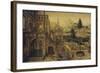 Palace Gardens with Poor Lazarus-Hans Vredeman de Vries-Framed Art Print