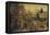 Palace Gardens with Poor Lazarus-Hans Vredeman de Vries-Framed Stretched Canvas