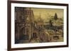 Palace Gardens with Poor Lazarus-Hans Vredeman de Vries-Framed Premium Giclee Print