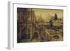 Palace Gardens with Poor Lazarus-Hans Vredeman de Vries-Framed Art Print