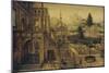 Palace Gardens with Poor Lazarus-Hans Vredeman de Vries-Mounted Art Print