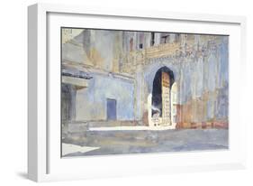 Palace Gate, Gujarat-Lucy Willis-Framed Giclee Print