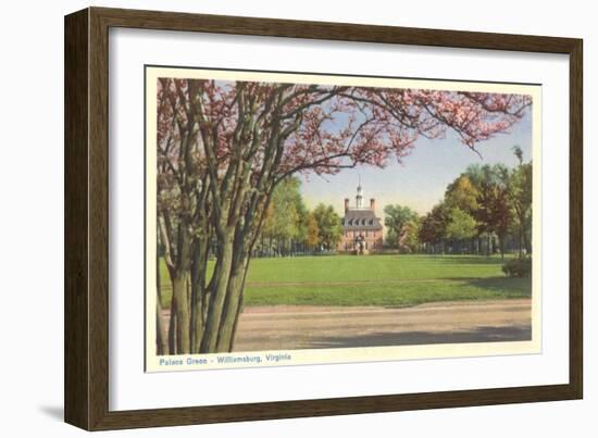 Palace Green, Williamsburg, Virginia-null-Framed Art Print