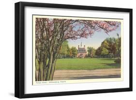 Palace Green, Williamsburg, Virginia-null-Framed Art Print