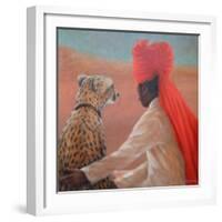 Palace Guard + Cheetah-Lincoln Seligman-Framed Giclee Print