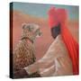 Palace Guard + Cheetah-Lincoln Seligman-Stretched Canvas